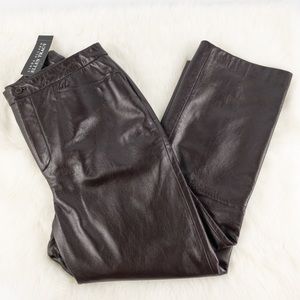 High Waisted Leather Pants Size 14 P